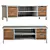 Esterel Two Tone TV Unit: Stylish Storage Solution! 3D model small image 1