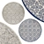 Elegant Circle Rugs: No. 251 3D model small image 1