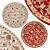 Round Rugs | Vintage Collection 3D model small image 1