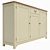 Olivia 3-Door/1-Drawer Chest: Elegant and Functional 3D model small image 3