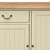 Olivia 3-Door/1-Drawer Chest: Elegant and Functional 3D model small image 5