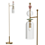 Iris Candy Glass Floor Lamp 3D model small image 1