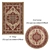 8-Piece Assorted Rugs Set 3D model small image 3