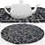 8-Piece Rug Set: Variety of Textures & Materials 3D model small image 4