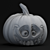 Spooky Halloween Pumpkin 3D model small image 1