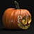 Spooky Halloween Pumpkin 3D model small image 3