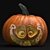 Spooky Halloween Pumpkin 3D model small image 7