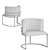 Grisella Modern Armchair: Stylish Comfort for Your Home 3D model small image 6