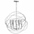 Bronze Sphere Pendant Light 3D model small image 3