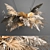 Elegant Dried Reed Bouquet 3D model small image 1