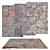 Versatile Set of 6 Rugs with Stunning Details 3D model small image 1