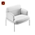 Abisko AB 1000: Modish Oak Armchair 3D model small image 3