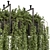 Metal Box Hanging Plants Set 303 3D model small image 5