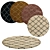 Stylish Round Rugs for Modern Homes 3D model small image 1