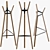 Elegant Steelwood Coat Stand 3D model small image 3