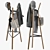 Elegant Steelwood Coat Stand 3D model small image 4