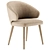Elegant Cardinale Dining Chair: High-Quality, Textured, and Versatile 3D model small image 1