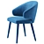 Elegant Cardinale Dining Chair: High-Quality, Textured, and Versatile 3D model small image 3