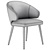 Elegant Cardinale Dining Chair: High-Quality, Textured, and Versatile 3D model small image 7