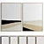 Elegant Frames Collection: Set of 2, 100x70cm 3D model small image 1