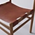 Cenzo Hunter: Luxury Dining Chair 3D model small image 2