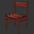 Cenzo Hunter: Luxury Dining Chair 3D model small image 6