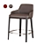 Sleek Sophie Bar Chair 3D model small image 1