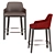 Sleek Sophie Bar Chair 3D model small image 3