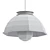 Sleek Steel Pendant Light 3D model small image 2