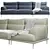 Elegant Three-Seater Sofa in FENDA's View 3D model small image 1