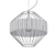 Minimalist Glass Pendant Light 3D model small image 2