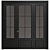  Modern Interior Door 3D model small image 3