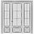  Modern Interior Door 3D model small image 5