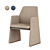 Sleek Anthony Dining Chair: Stylish, Versatile, and Comfortable 3D model small image 1