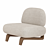 Elegant Vao Armchair by Paolo 3D model small image 1