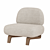 Elegant Vao Armchair by Paolo 3D model small image 2