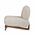 Elegant Vao Armchair by Paolo 3D model small image 3