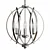 SleekBrushed Nickel Pendant Light 3D model small image 1