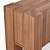 Sobro Walnut Wood Sideboard - Sleek and Spacious 3D model small image 4