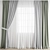 Elegant Polygonal Curtain 3D model small image 1