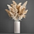 Ethereal Pampas Reed Bouquet 3D model small image 1
