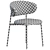 Modern Metal Oleandro Chair 3D model small image 4