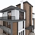 Sleek Modern Villa: High-Quality 3D Model 3D model small image 5