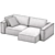 Ebi Corner Sofa 3D model small image 5