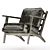 Brooks Lounge Chair: Modern Comfort and Style 3D model small image 3