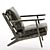 Brooks Lounge Chair: Modern Comfort and Style 3D model small image 6