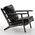 Brooks Lounge Chair: Modern Comfort and Style 3D model small image 13