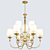 Eurofase Locksley Chandelier | 9-Light Up Lighting 3D model small image 1