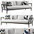 Vintage Teak Laurel Sofa 3D model small image 1