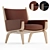 GE 501 Easy Chair: Danish Comfort 3D model small image 1